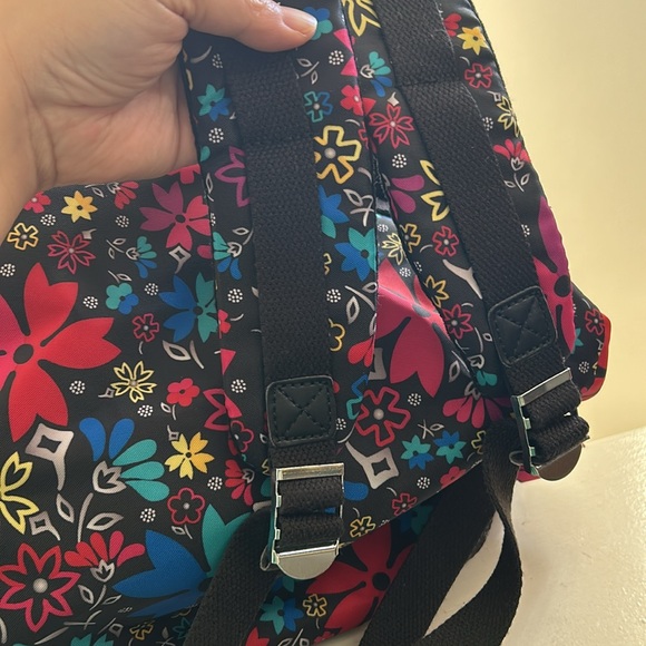 Kipling Ravier Multicolor Floral Large Backpack - Very Good Condition - Picture 6 of 11